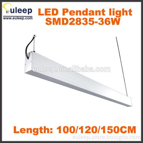 SMD 2835,1200mm 40w led linear light, energy saving hottest alluminum led linear light use for supermarket